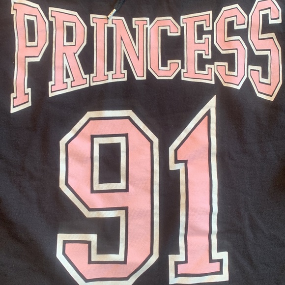 “Princess” graphic hoodie sweatshirt size M - Picture 3 of 5
